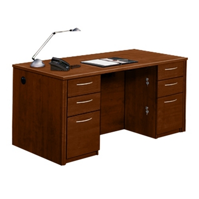 Compact Double Pedestal Desk, 15310