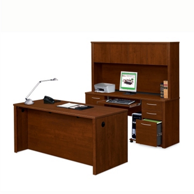 Desk, Credenza and Hutch Combo, 15316