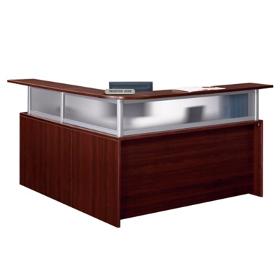 Reception L Desk with Right Return, 15525