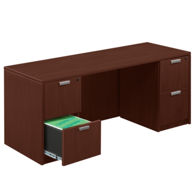71" Double Pedestal Credenza, 15775