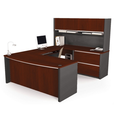 U-Desk with Hutch, 15978