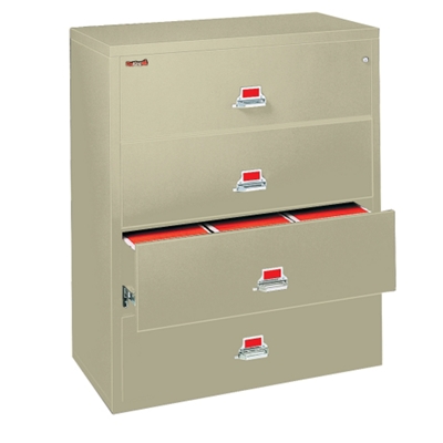 Four Drawer Fireproof Lateral File - 38"W, 30160