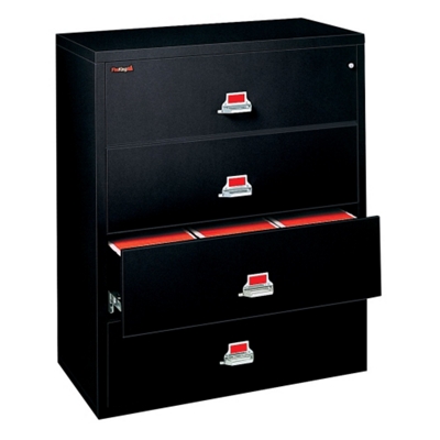 Four Drawer Fireproof Lateral File - 31" W, 30420