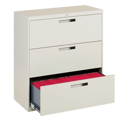 Lateral File 36" Wide with Three Drawers, 30465