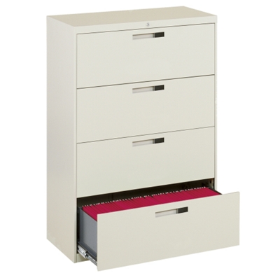 Lateral File 36" Wide with Four Drawers