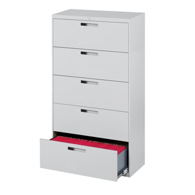 Lateral File 36" Wide with Five Drawers, 30467