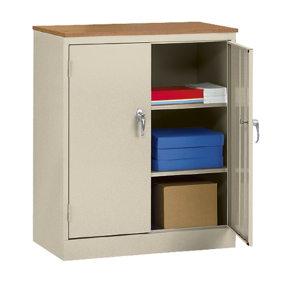 Storage Cabinet with Oakgrain Top, 31088