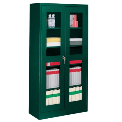 Clear View Steel Storage Cabinet - 36"W x 72"H, 31289