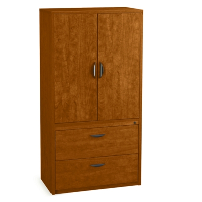 Storage Cabinet with 2 Lateral File Drawers, 31669