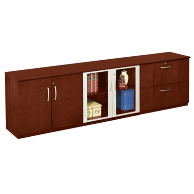 Storage Credenza with Lateral File Set, 31675