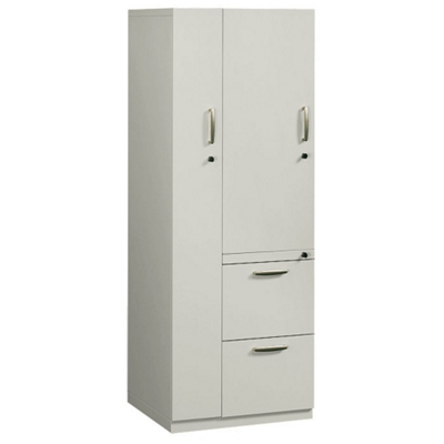 Left Hand Two-Drawer Storage Tower Cabinet, CD03569
