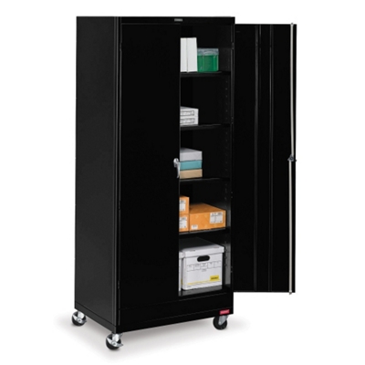 36"W x 24"D x 85"H Mobile Storage Cabinet, 31734