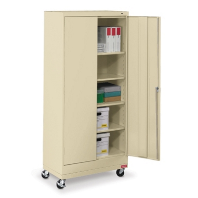 36"W x 18"D x 79"H Mobile Storage Cabinet, 31736