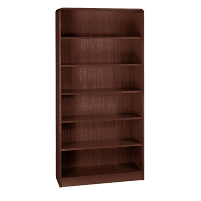 Radius Bookcase with Reinforced Shelves 72"H, 32092