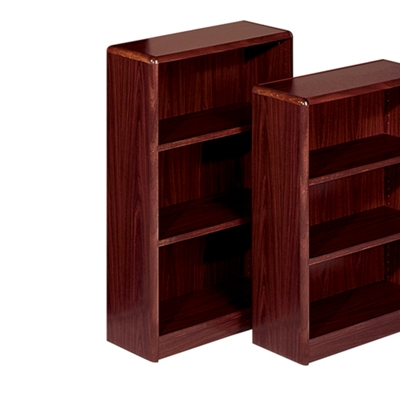 Radius Edge Bookcase - 48H