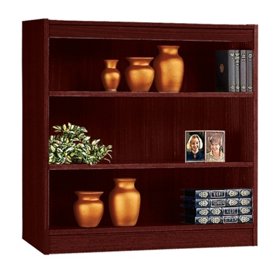Three Shelf Square Edge Reinforced Bookcase - 36", 32343