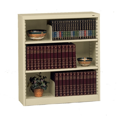 Heavy Duty Steel Bookcase with Three Shelves, 32624
