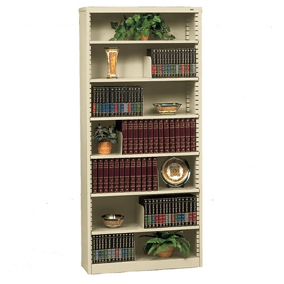 Heavy Duty Steel Bookcase with Seven Shelves, 32626