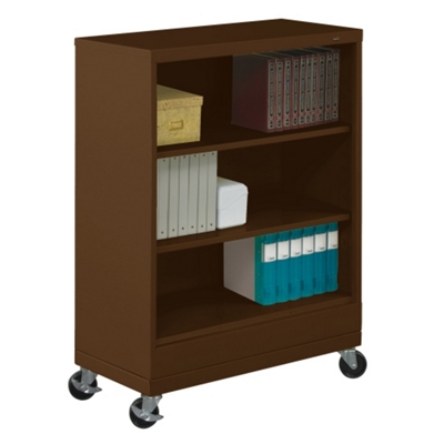 48"H Three Shelf Mobile Bookcase, 32802