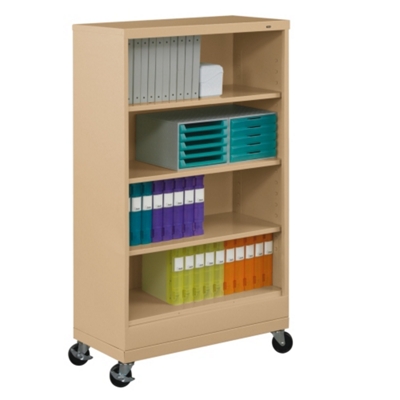 61"H Four Shelf Mobile Bookcase, 32803