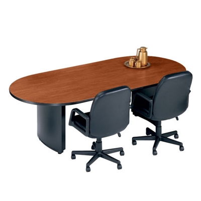 Fluted Edge Oval Conference Table - 96" x 44", 40311