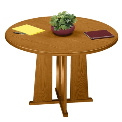 Contemporary Round Conference Table - 48" Diameter, 40418