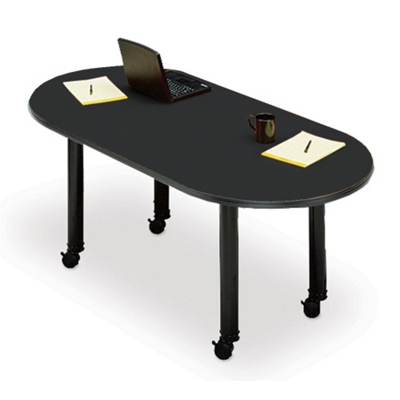 6'  Mobile Oval Conference Table, 40442