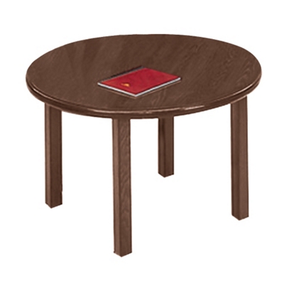 Round Conference Table with Casters - 42" Diameter, 40515