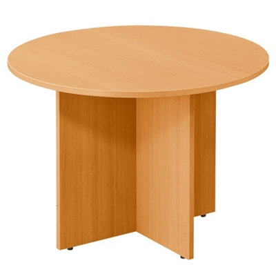 42" Round Conference Table with Cross Base, 40852