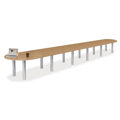 24' W Racetrack Conference Table, 40946