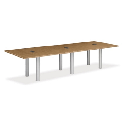 12' W Conference Table with Data Ports, 40950