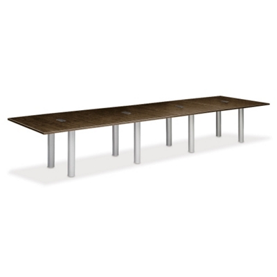 16' W Conference Table with Data Ports, 40951