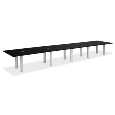 20' W Conference Table with Data Ports, 40952