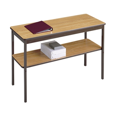Fixed Leg Utility Table with Lower Shelf - 30 x 30