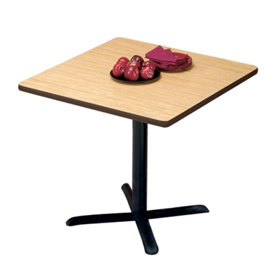 Breakroom Table with Black Base - 36 Square