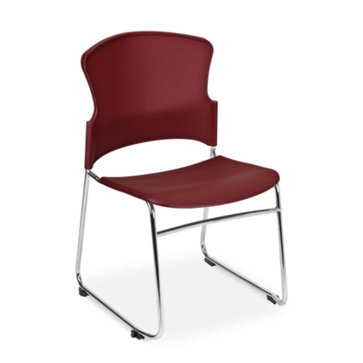 Armless Plastic Shell Stack Chair, 44178