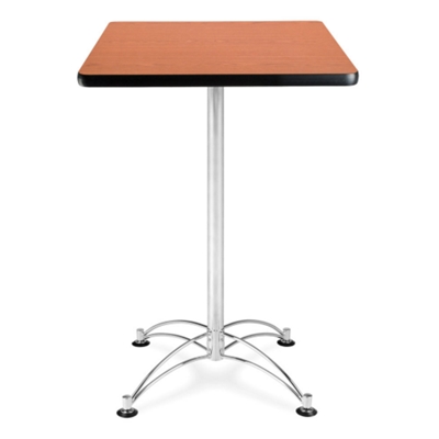 24" Square Cafe Table with Chrome Base, 44563