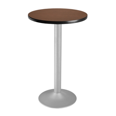 24" Round Flip-Top Cafe Table with Pedestal Base, 44566