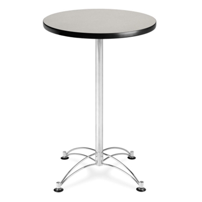 24" Round Cafe Table with Chrome Base, 44572