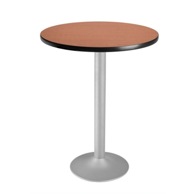 30" Round Flip-Top Cafe Table with Pedestal Base, 44574