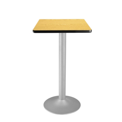 24" Square Flip-Top Cafe Table with Pedestal Base, 44575