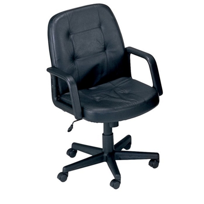 Leather Mid Back Conference Chair