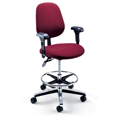 Stool with Arms and Casters, 50395