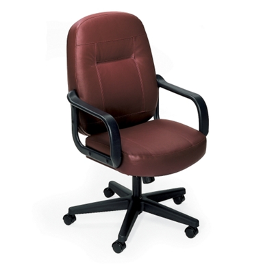 Mid Back Leather Executive Chair