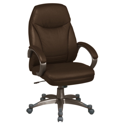 High-Back Faux Leather Chair, 50652