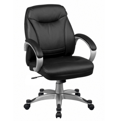 Mid-Back Faux Leather Chair, 50653