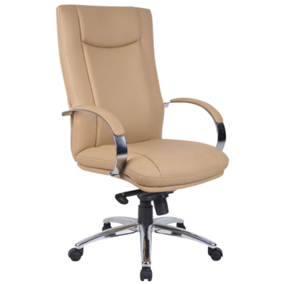 High-Back Executive Chair with Chrome Frame, 50661