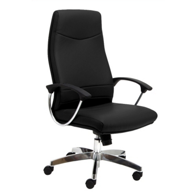 Intrepid High-Back Executive Leather Chair, 50689