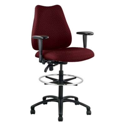 Quasar Big & Tall Stool with Arms, 50699