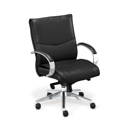 Mid-Back Leather Chair, 50744